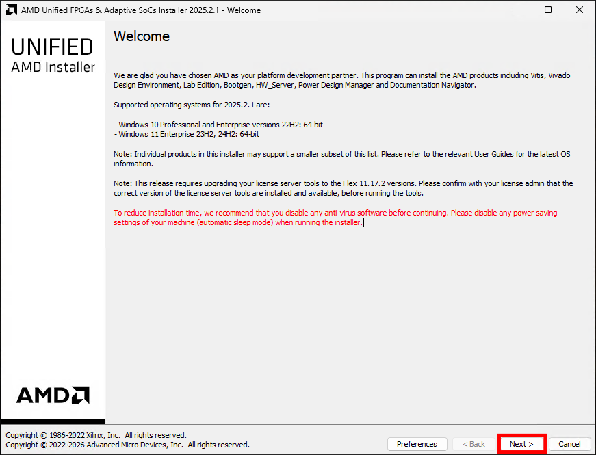 Installation | UF Reconfig 1
